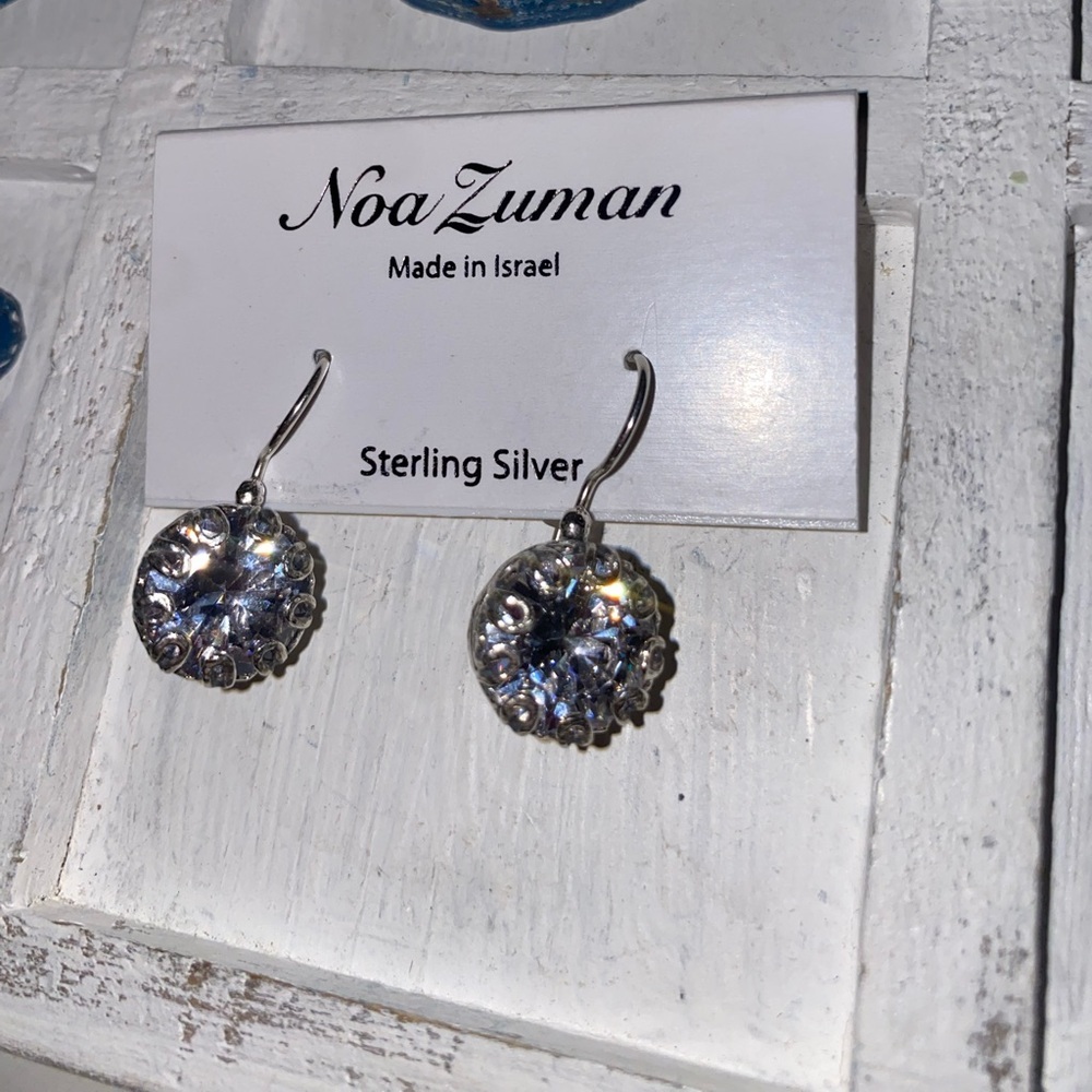 🪩Noa Zuman Sterling Silver Earrings - Elegant and Timeless🪩 - Picture 4 of 7
